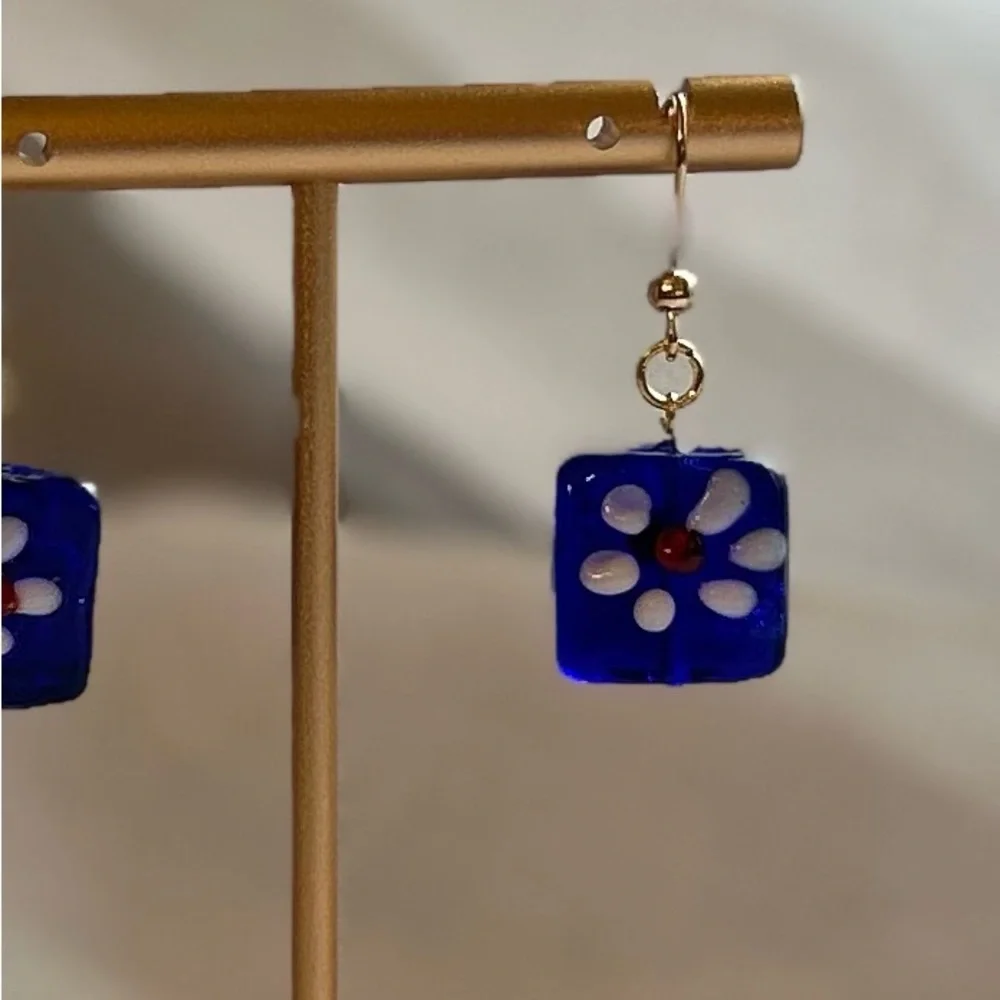 Handmade elegant blue